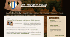 Desktop Screenshot of ctu-jihoceska.cz