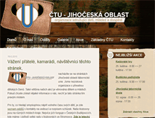 Tablet Screenshot of ctu-jihoceska.cz